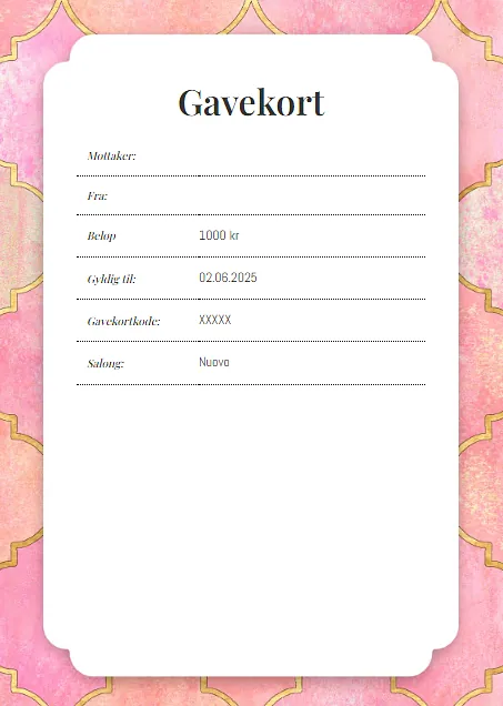 gavekort